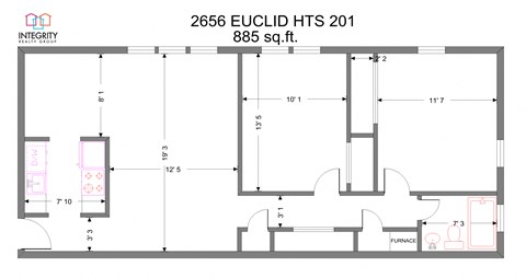 PHD, 2 Bedroom 1 Bath at Integrity Cleveland Heights, Cleveland Heights, OH, 44106